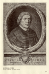 104322 Portret van P. Codde, geboren Amsterdam 27 december 1648, bisschop van Sebaste en aartsbisschop van Utrecht ...